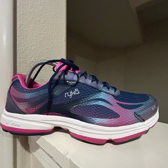 Ryka Women's Devotion 2 Walking Sneaker Sz: 10M, Medieval Blue/Pink - Picture 2 of 11